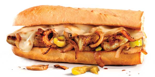 Grilled chicken philly