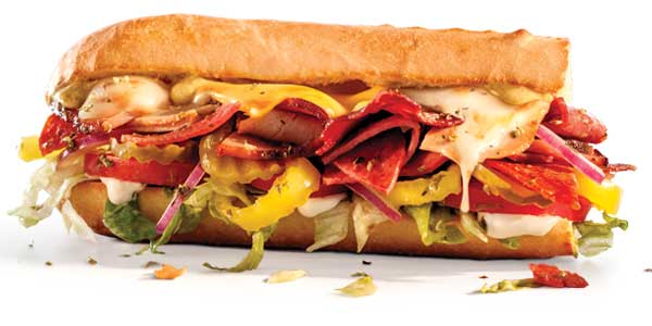 Create your own grilled sub