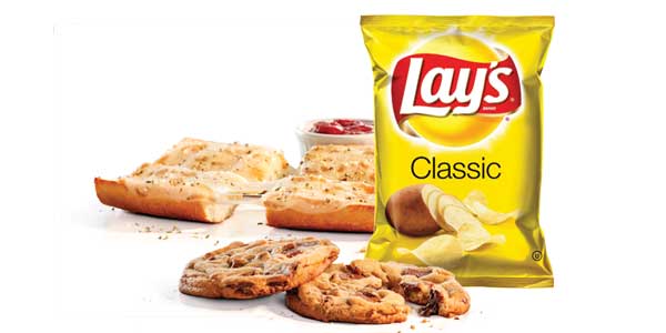 Cheesebread, chips and cookies