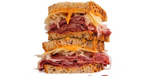 Cold Reuben sandwich