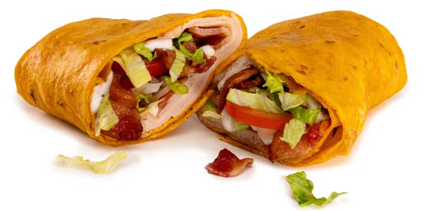 Turkey bacon ranch wrap